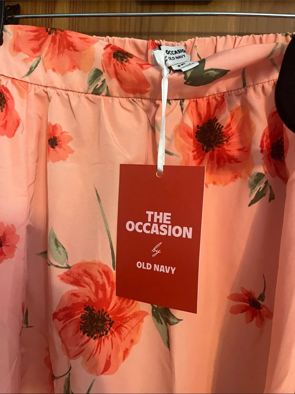 Old Navy Coral Floral Ruffle Cami & Skirt Set
